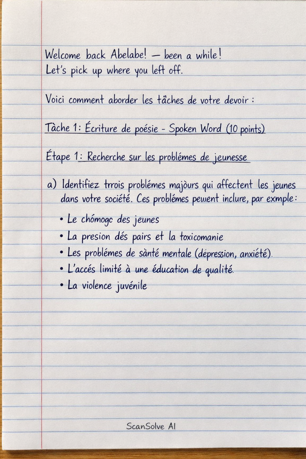 Handwritten step-by-step solution preview