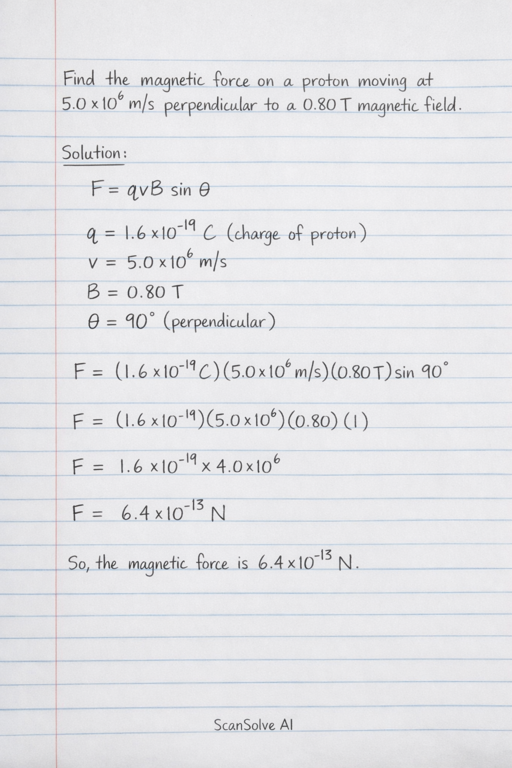 Handwritten step-by-step solution preview