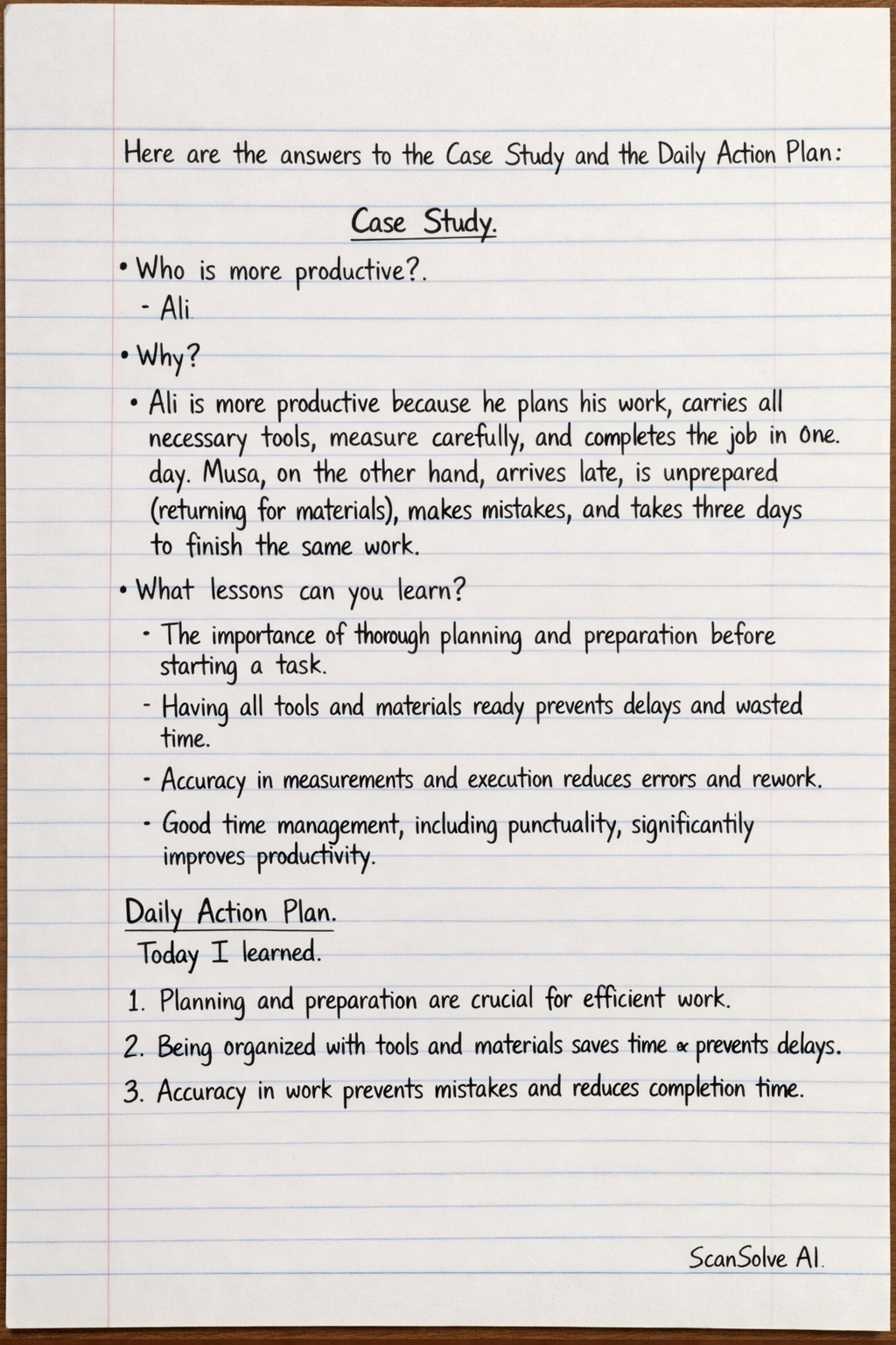 Handwritten step-by-step solution preview