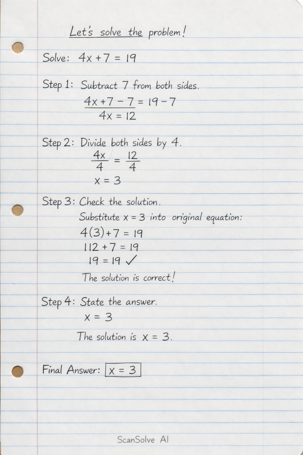 Handwritten step-by-step solution preview