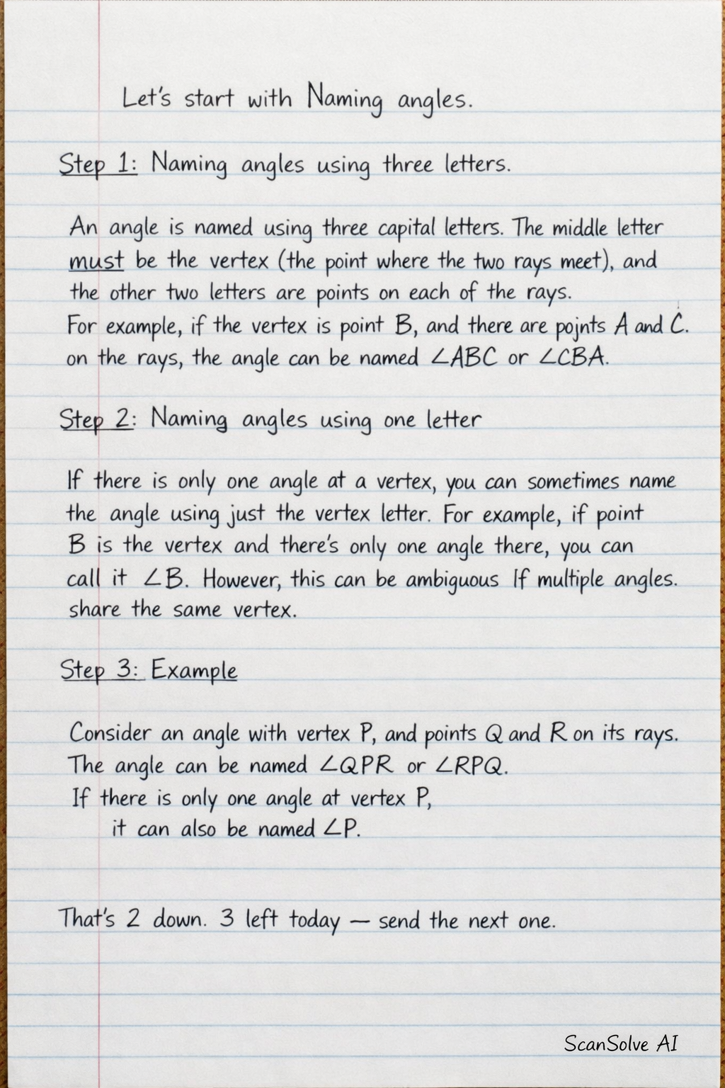 Handwritten step-by-step solution preview