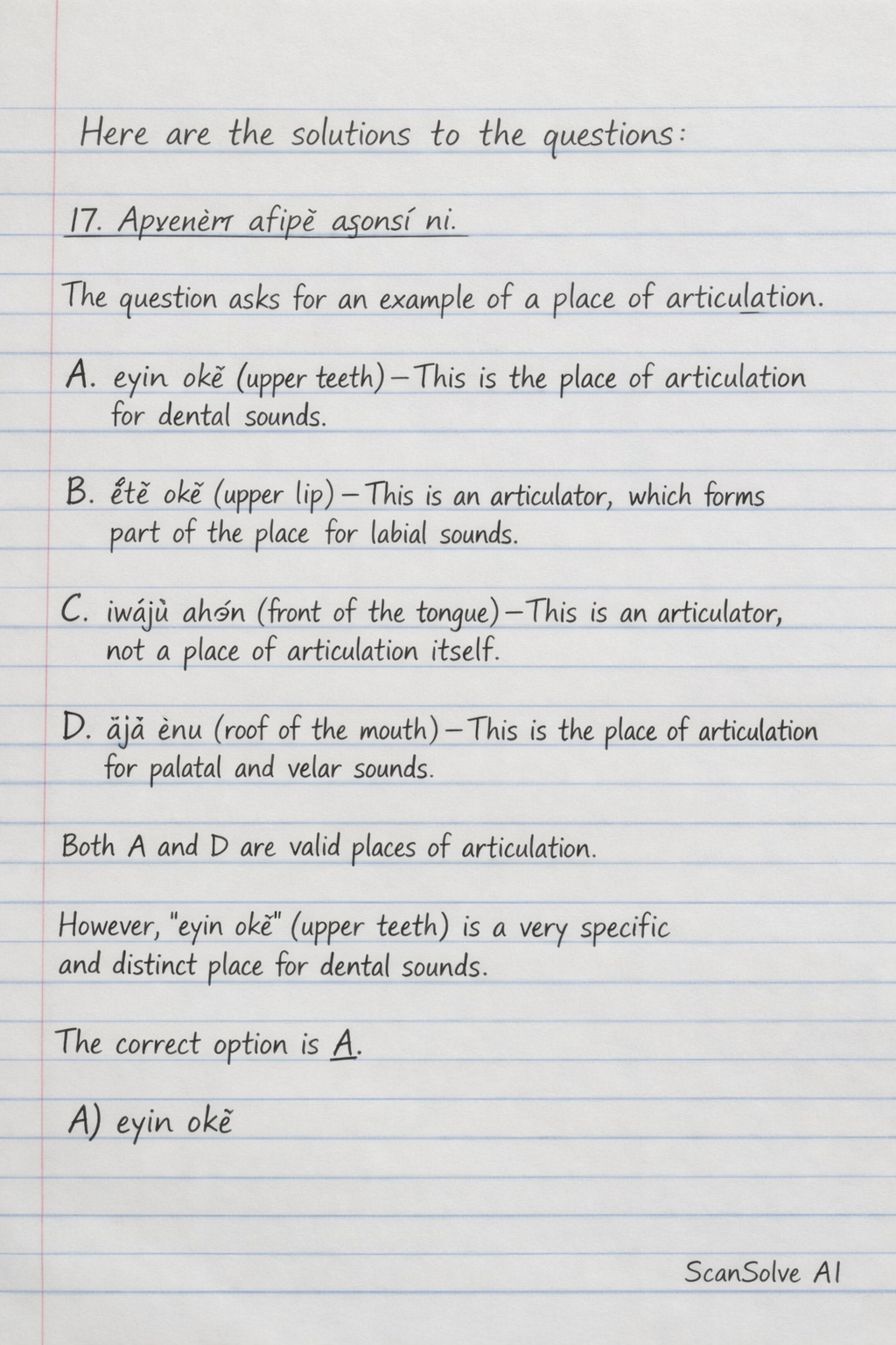 Handwritten step-by-step solution preview