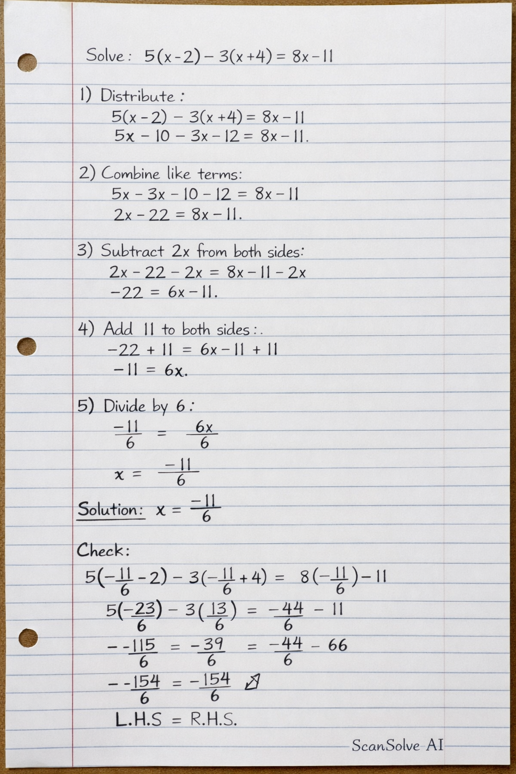 Handwritten step-by-step solution preview