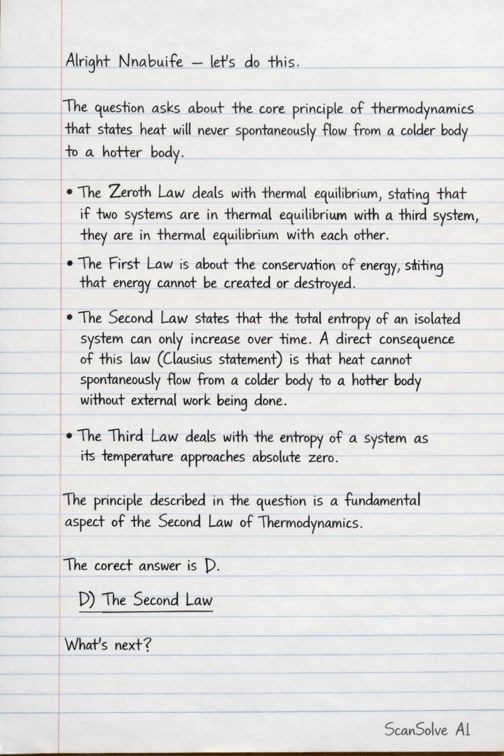 Handwritten step-by-step solution preview