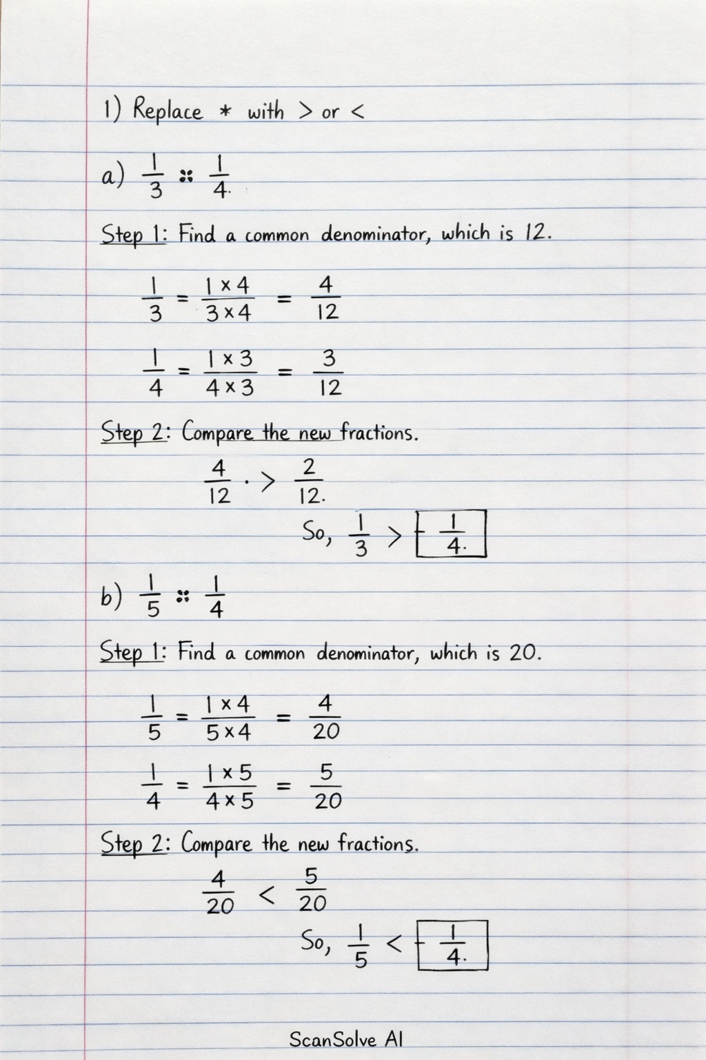 Handwritten step-by-step solution preview