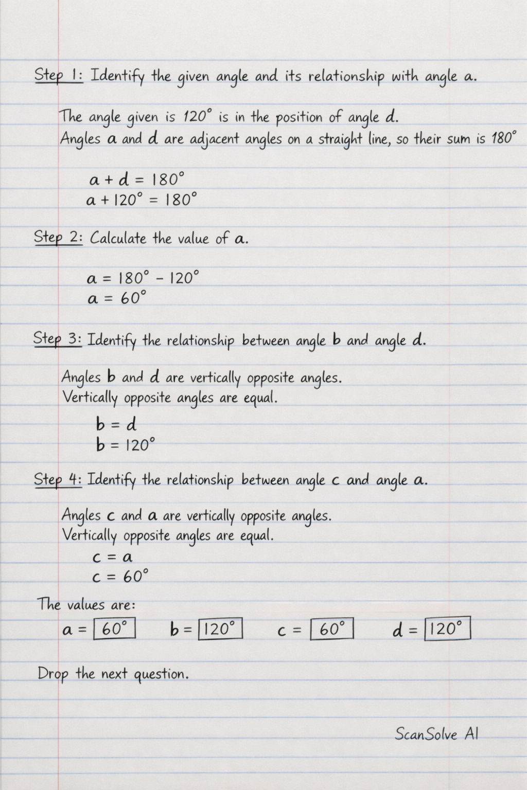 Handwritten step-by-step solution preview