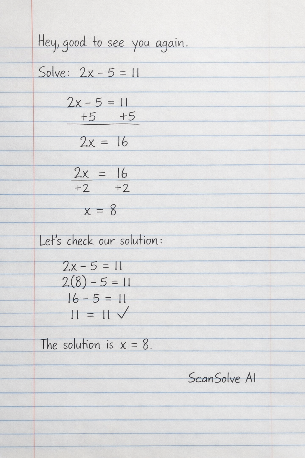 Handwritten step-by-step solution preview