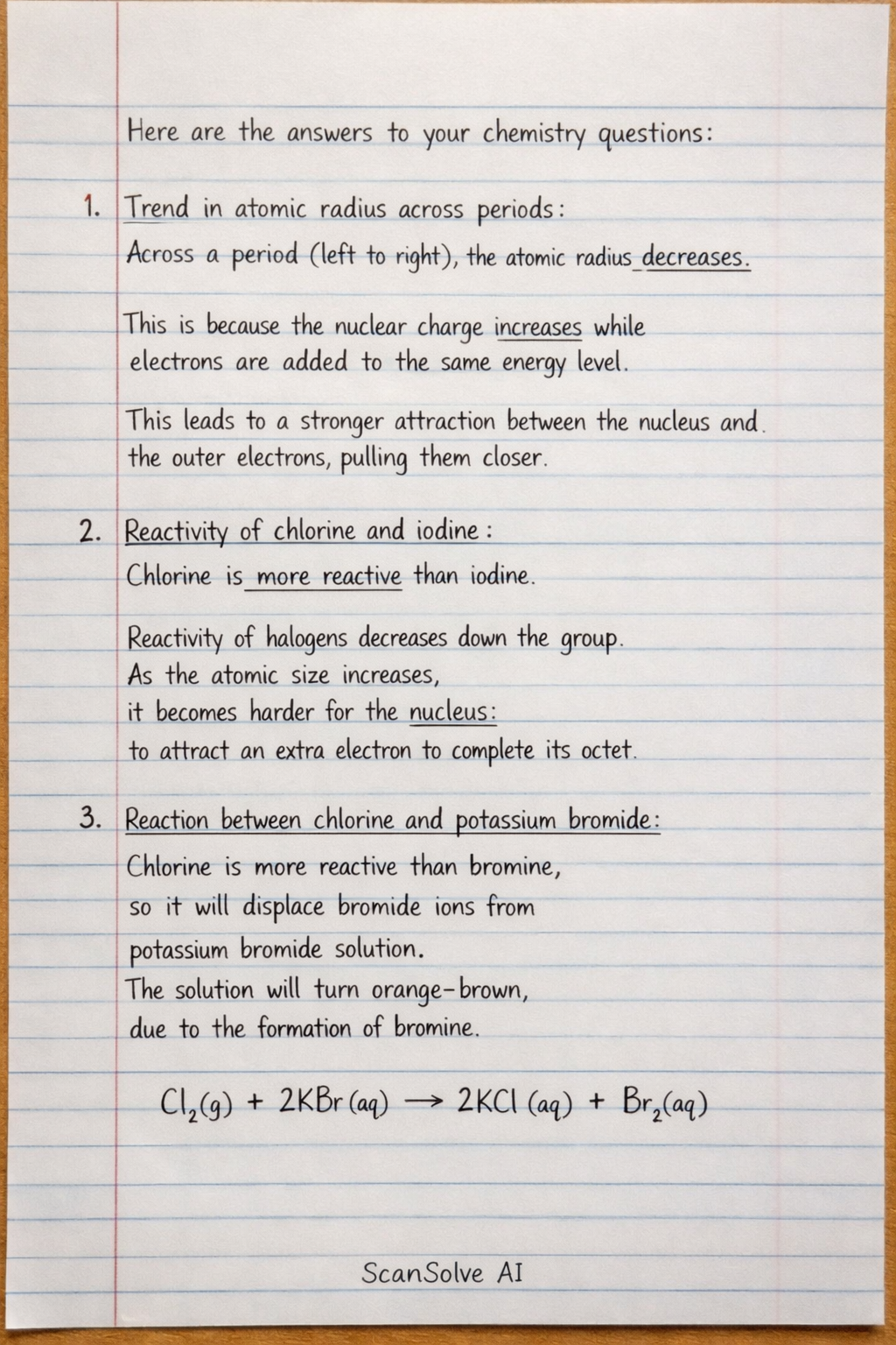 Handwritten step-by-step solution preview