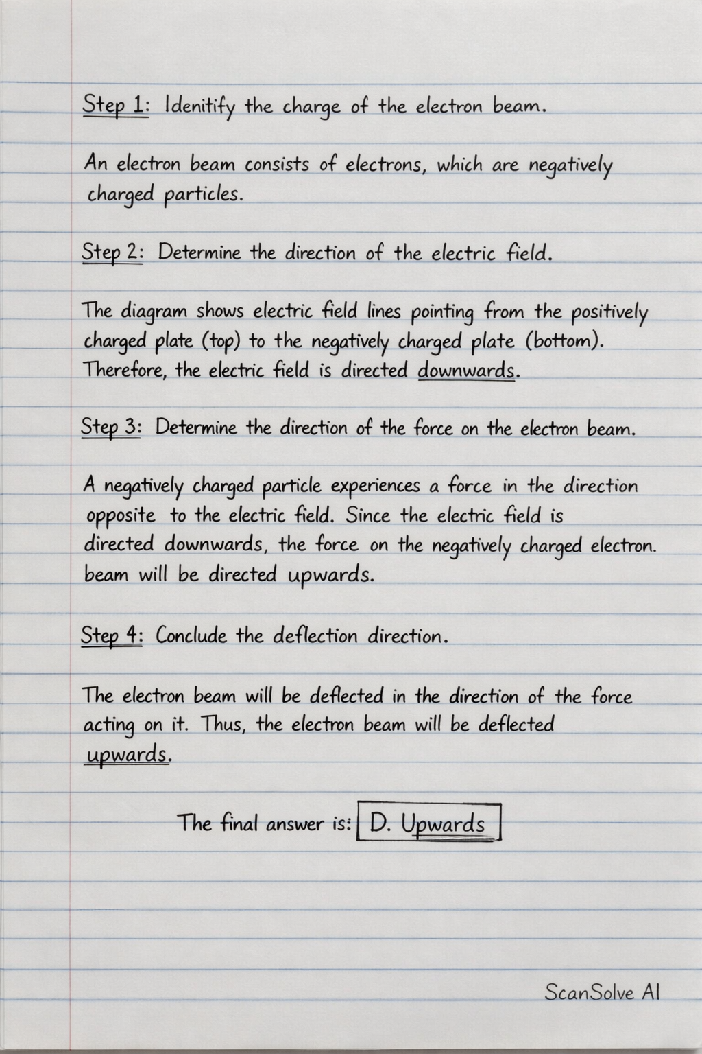 Handwritten step-by-step solution preview