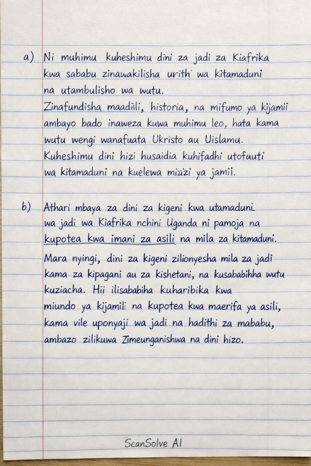 Handwritten step-by-step solution preview