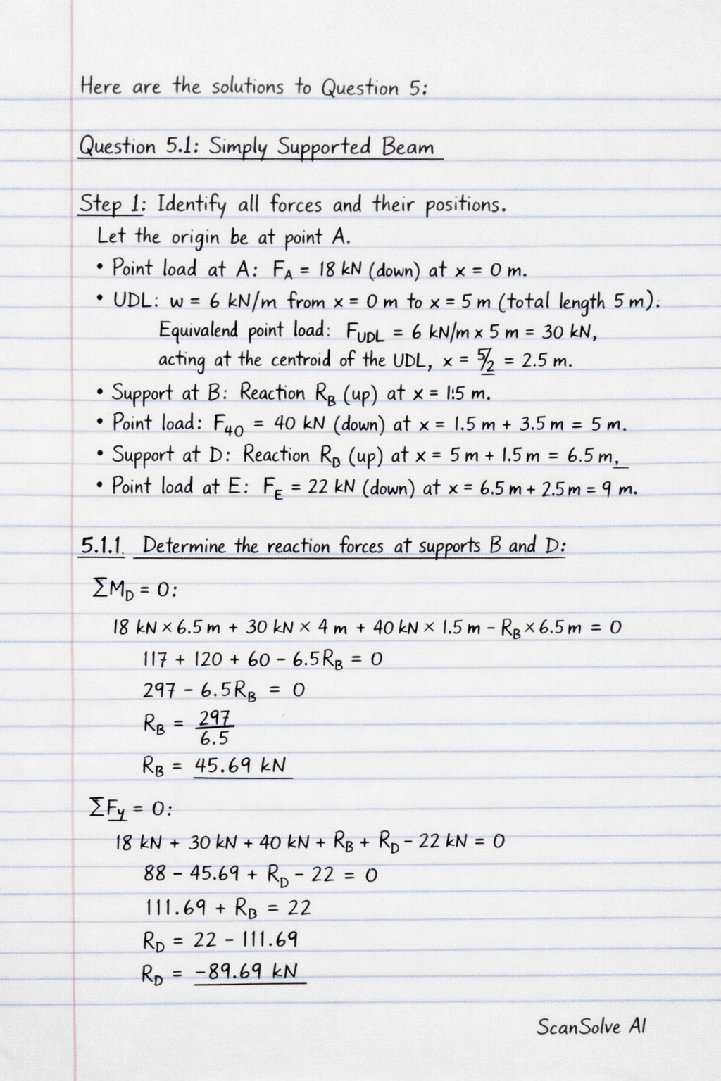 Handwritten step-by-step solution preview