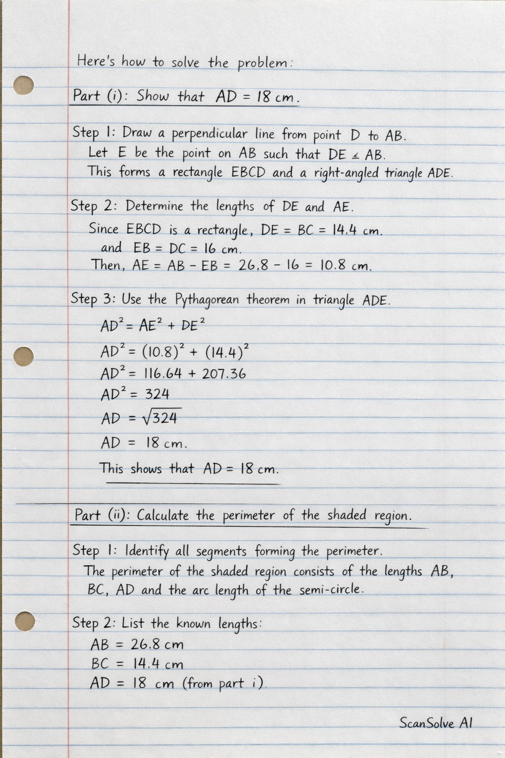 Handwritten step-by-step solution preview