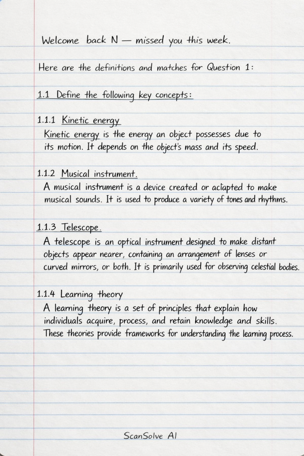 Handwritten step-by-step solution preview