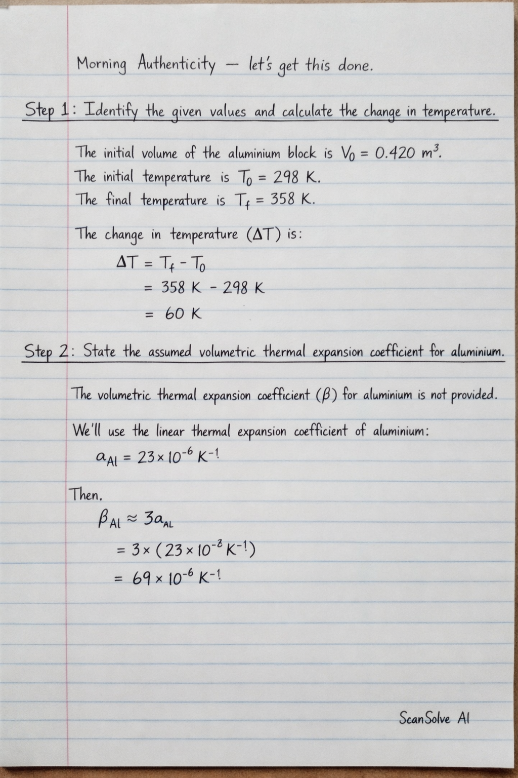 Handwritten step-by-step solution preview