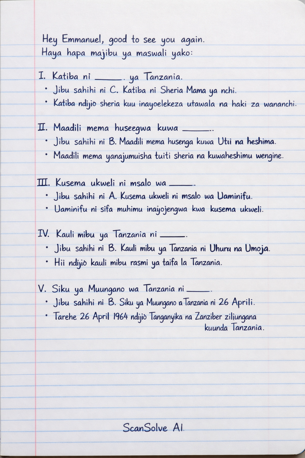 Handwritten step-by-step solution preview