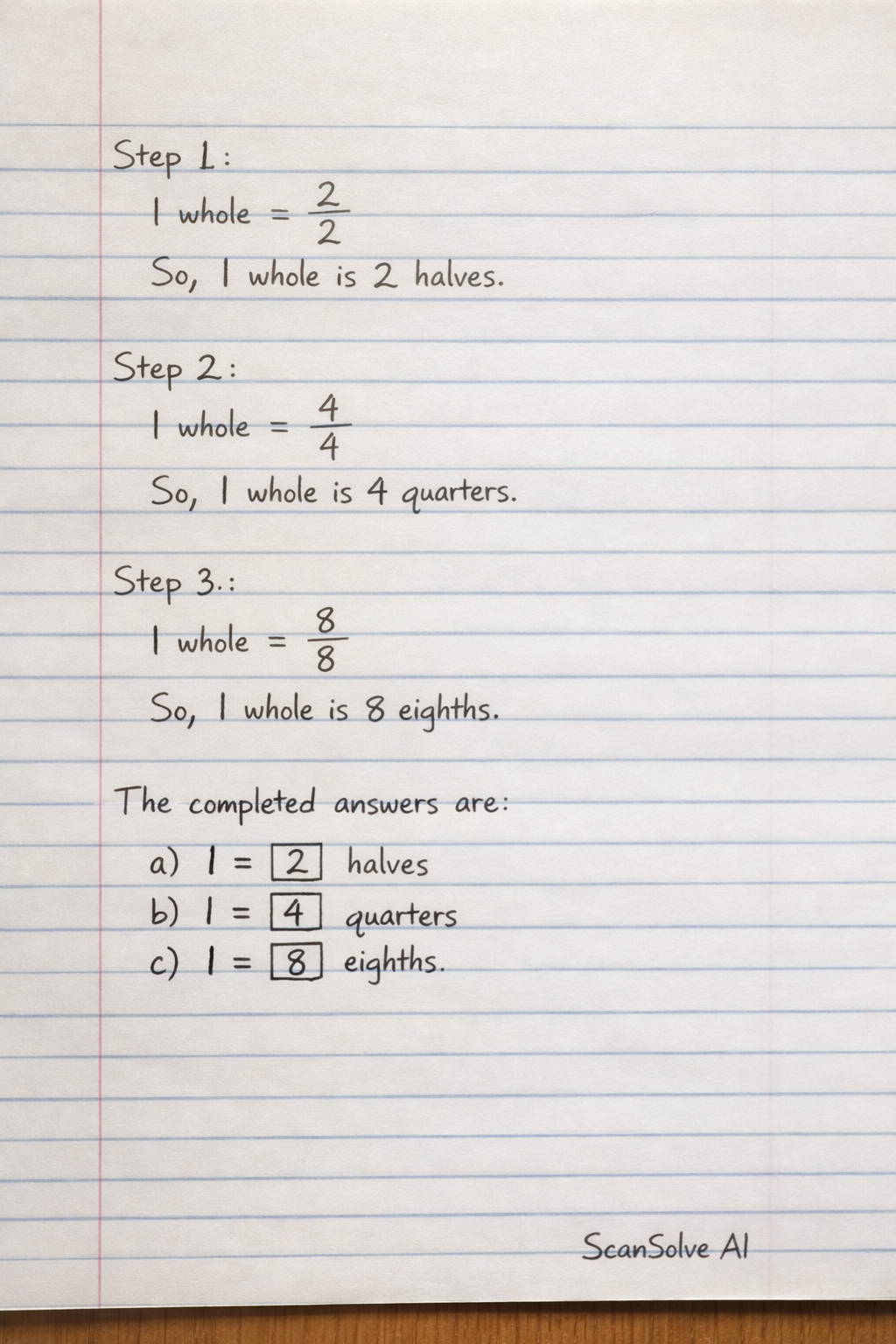 Handwritten step-by-step solution preview