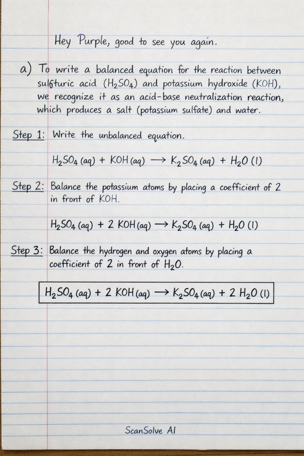 Handwritten step-by-step solution preview