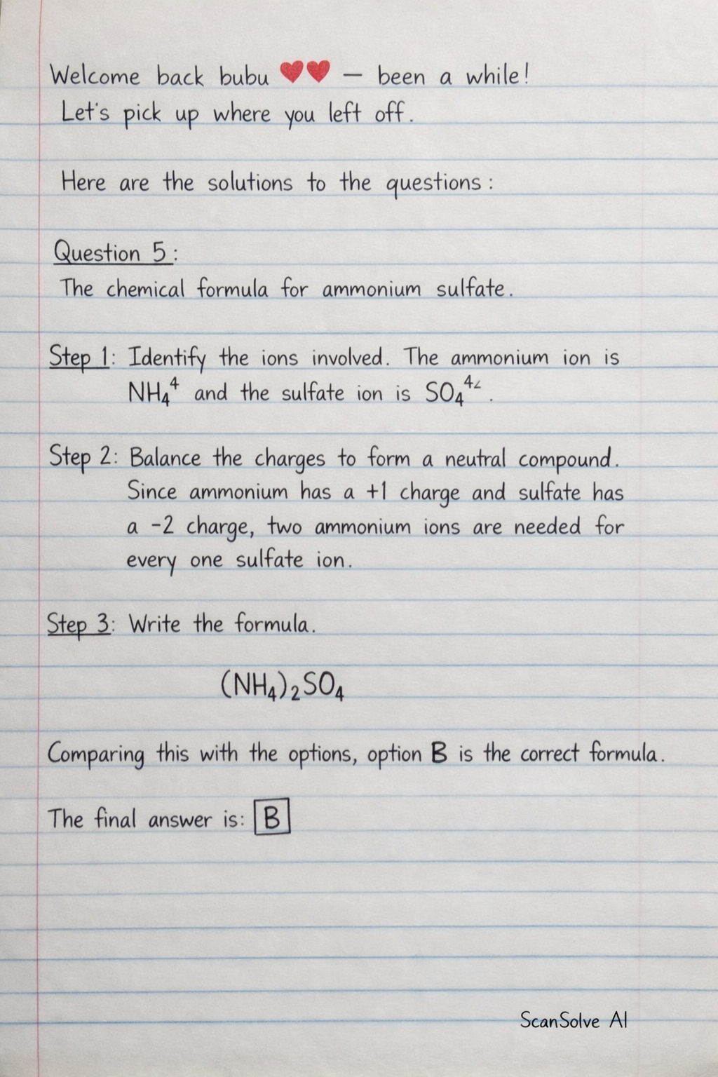 Handwritten step-by-step solution preview