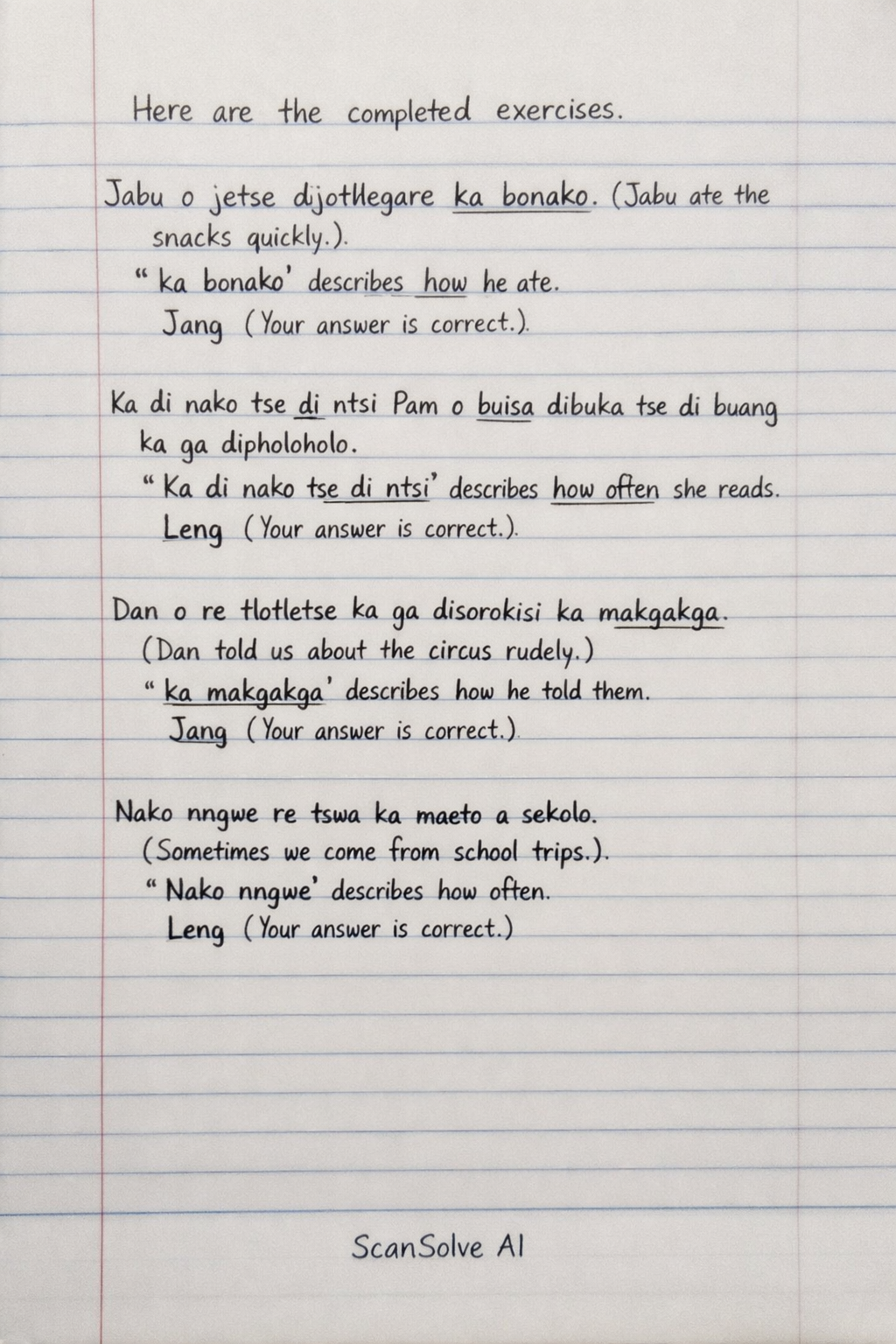 Handwritten step-by-step solution preview