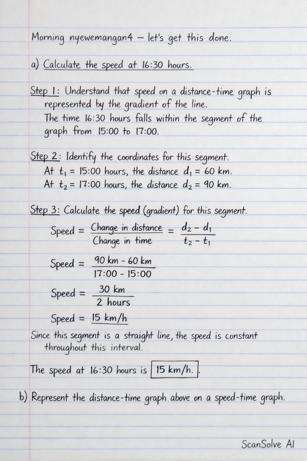 Handwritten step-by-step solution preview