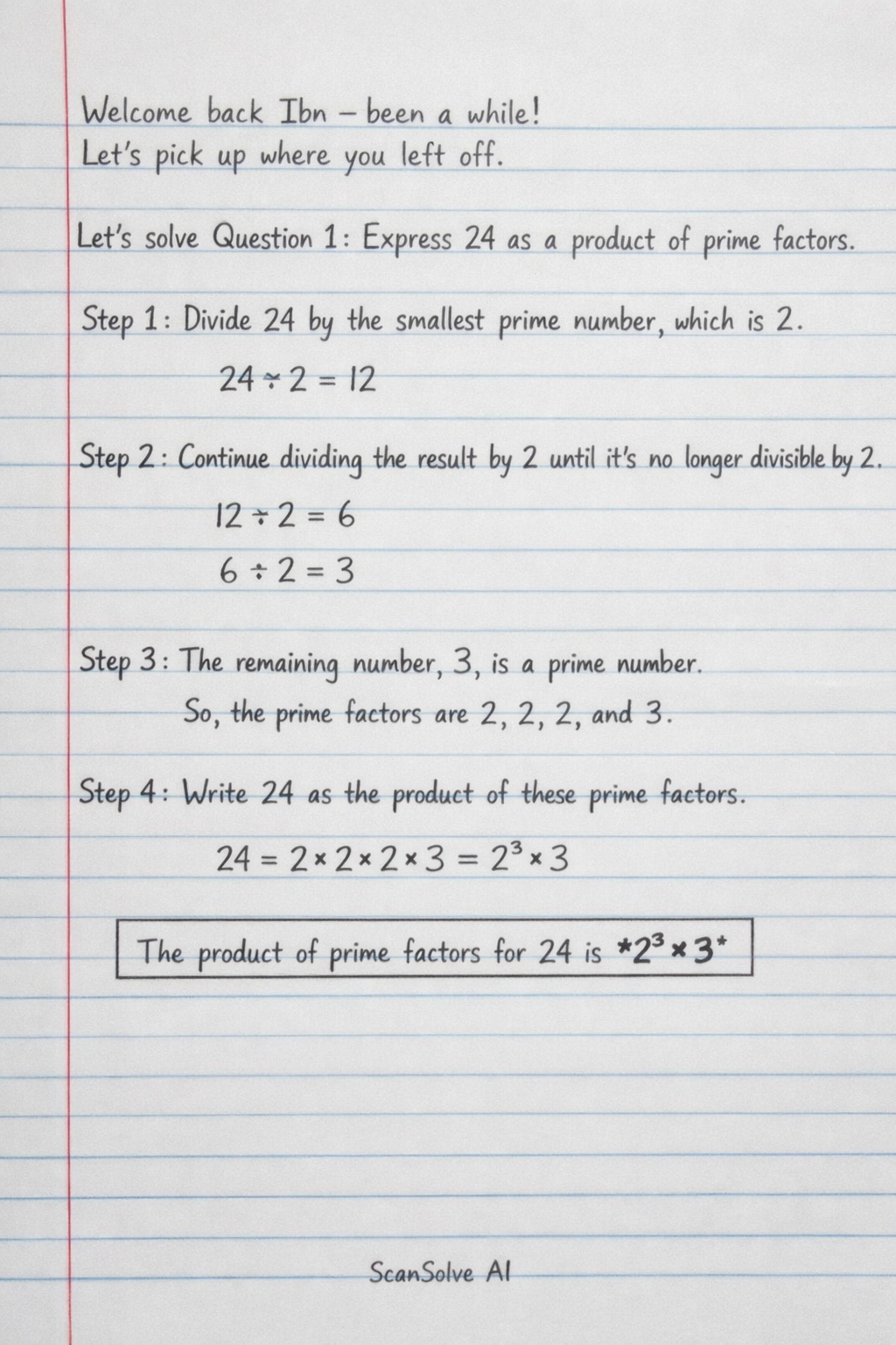 Handwritten step-by-step solution preview