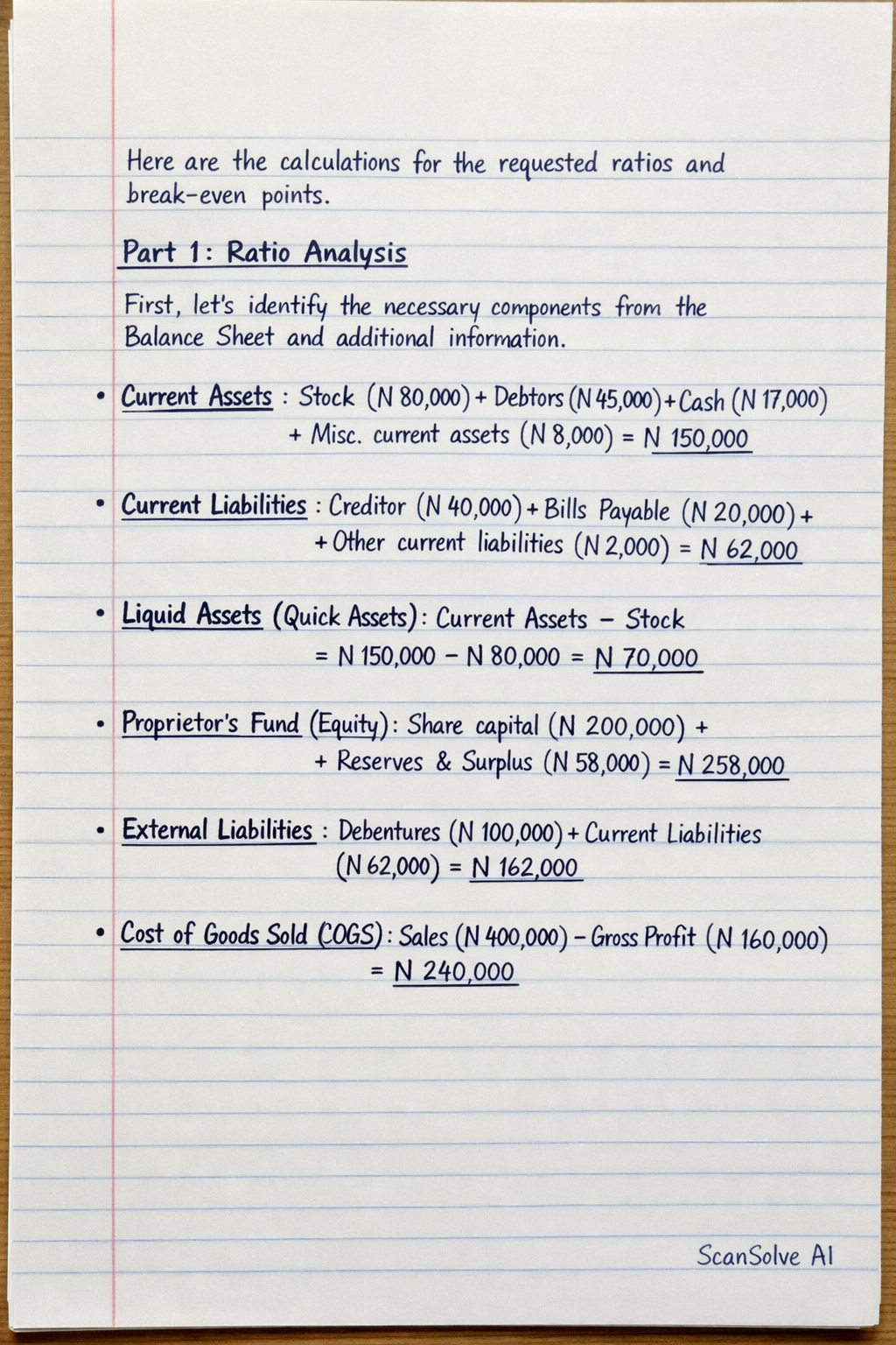 Handwritten step-by-step solution preview