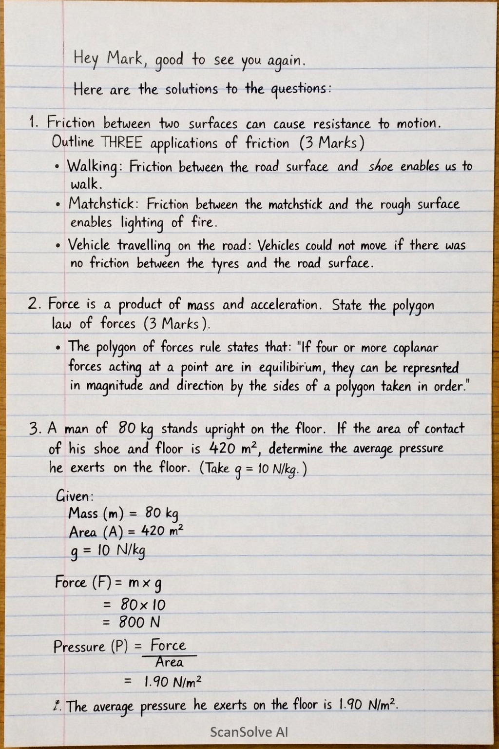 Handwritten step-by-step solution preview
