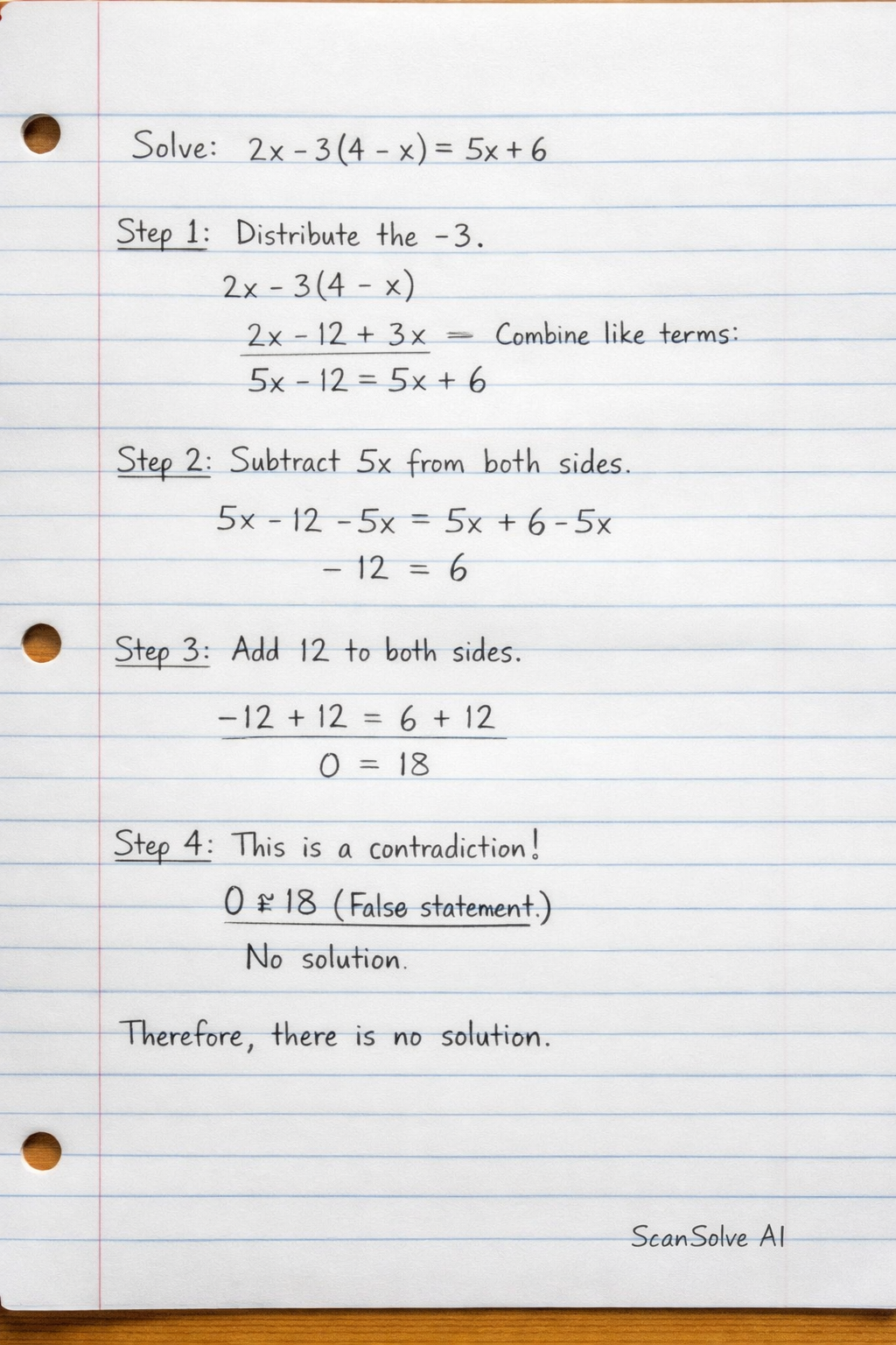 Handwritten step-by-step solution preview