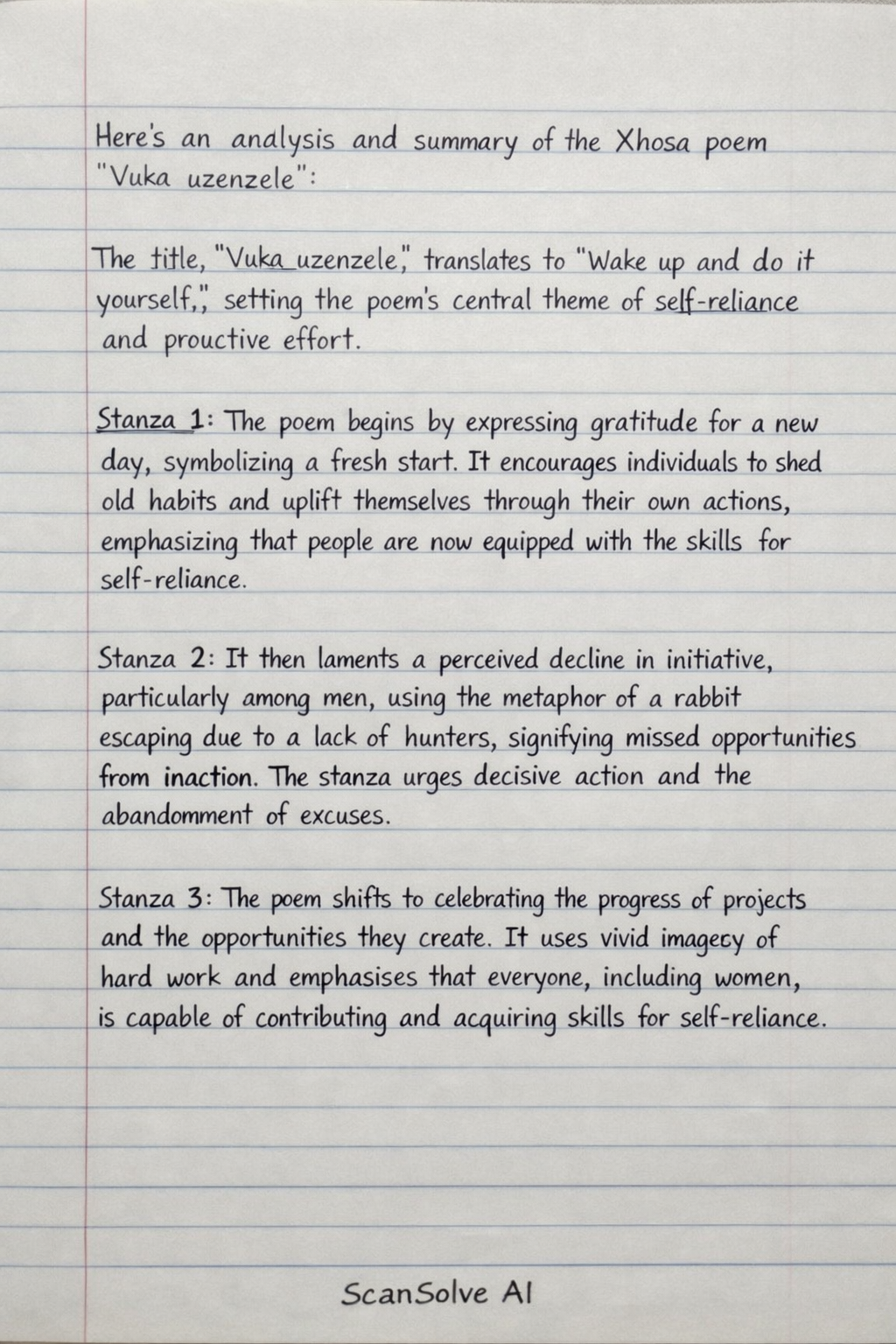 Handwritten step-by-step solution preview