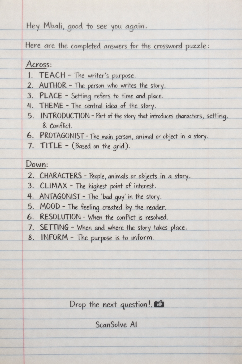 Handwritten step-by-step solution preview