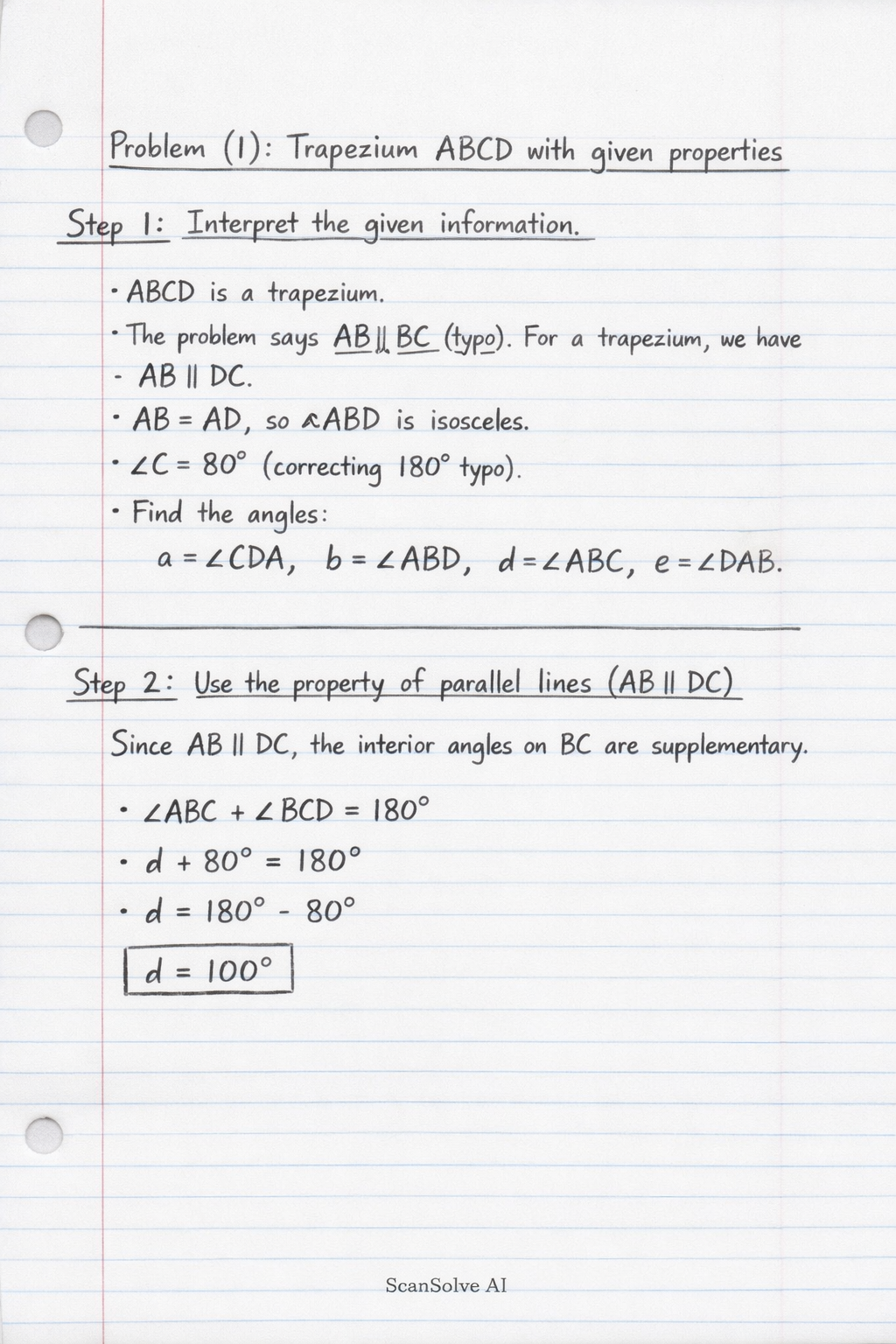 Handwritten step-by-step solution preview