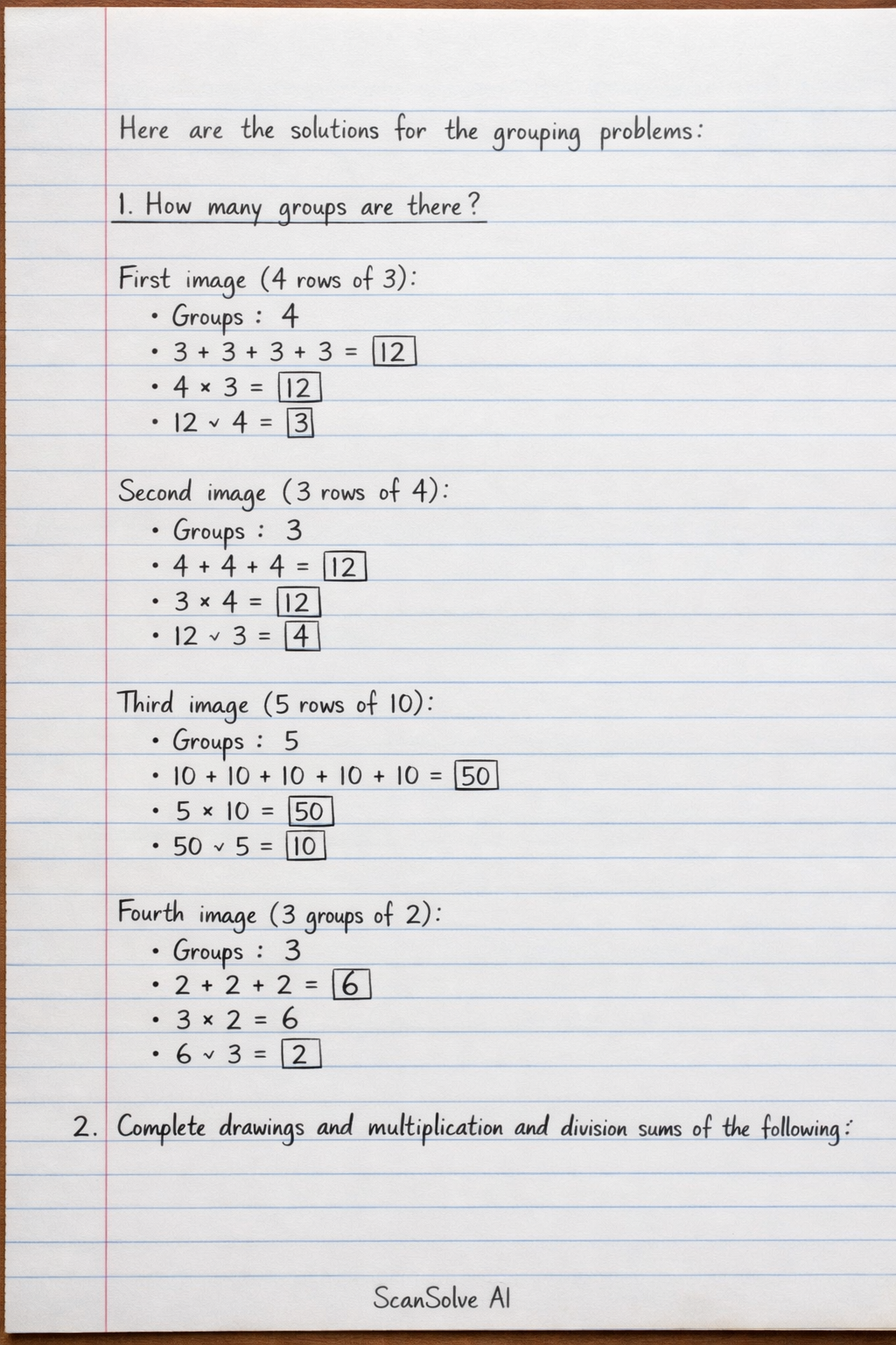 Handwritten step-by-step solution preview