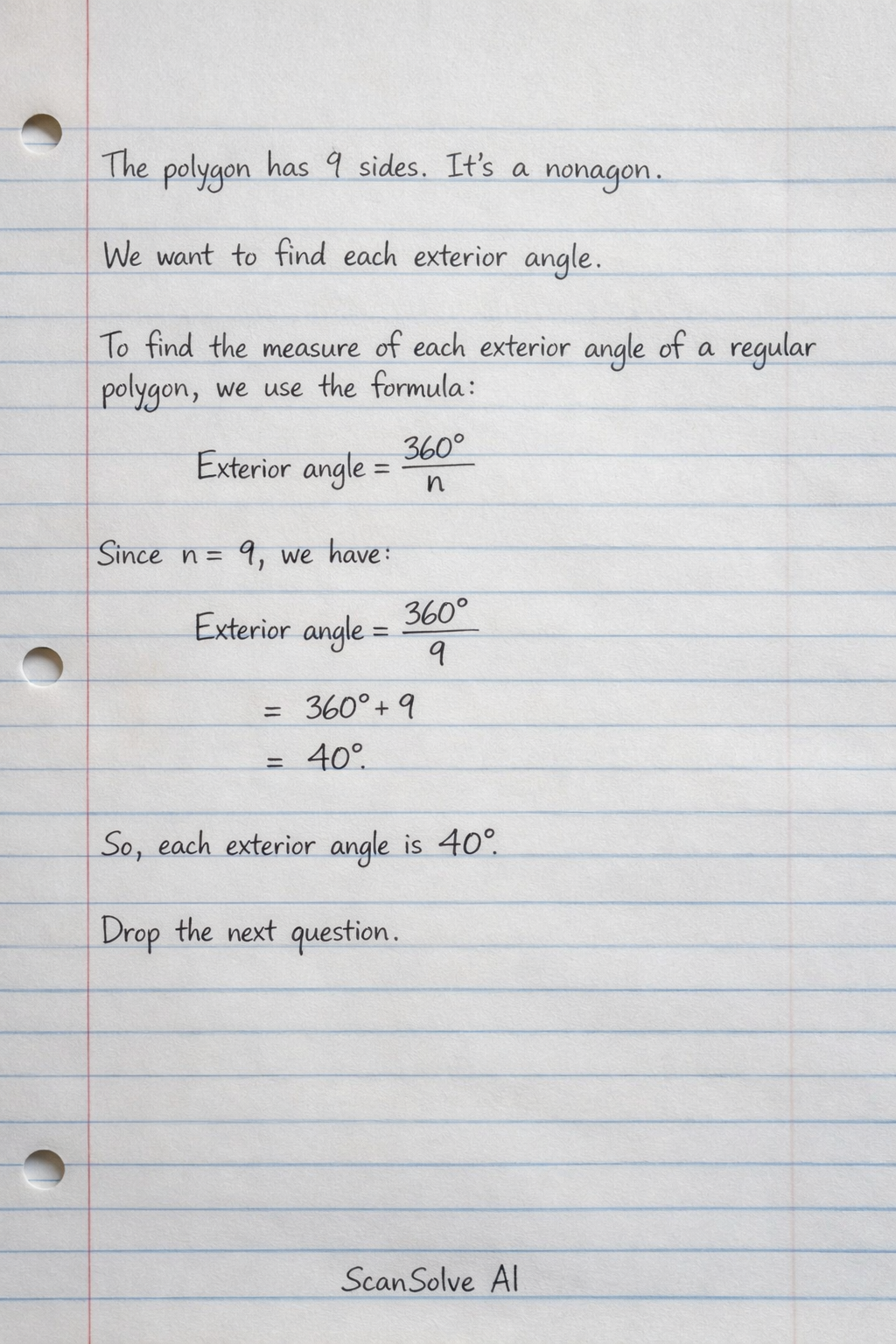 Handwritten step-by-step solution preview