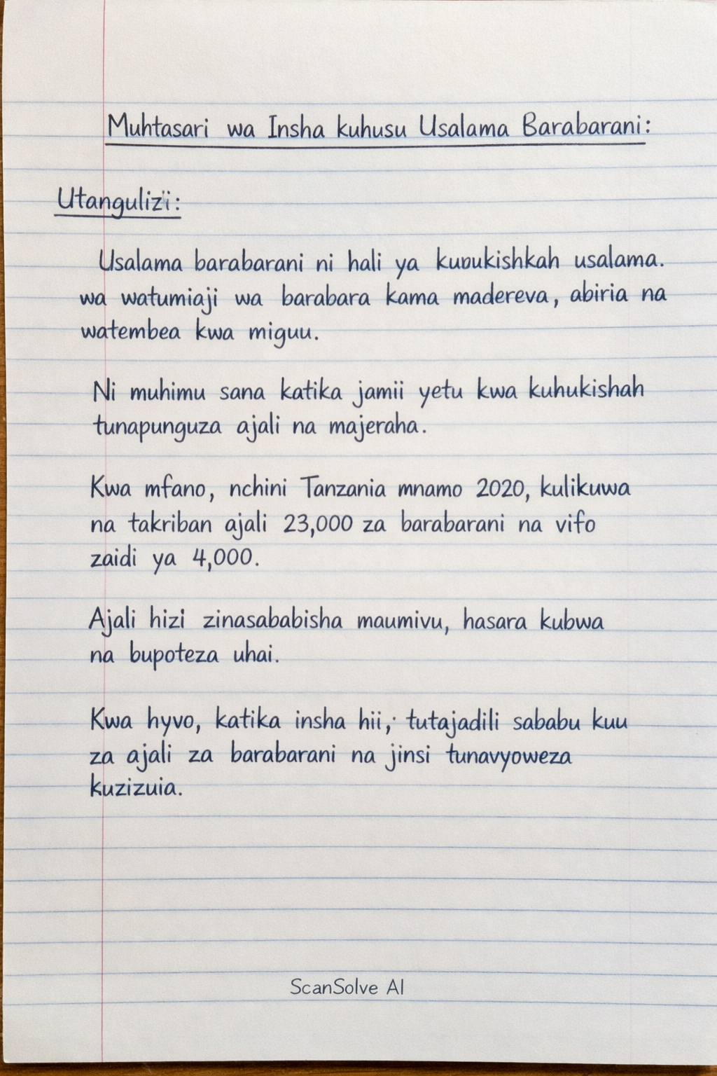 Handwritten step-by-step solution preview