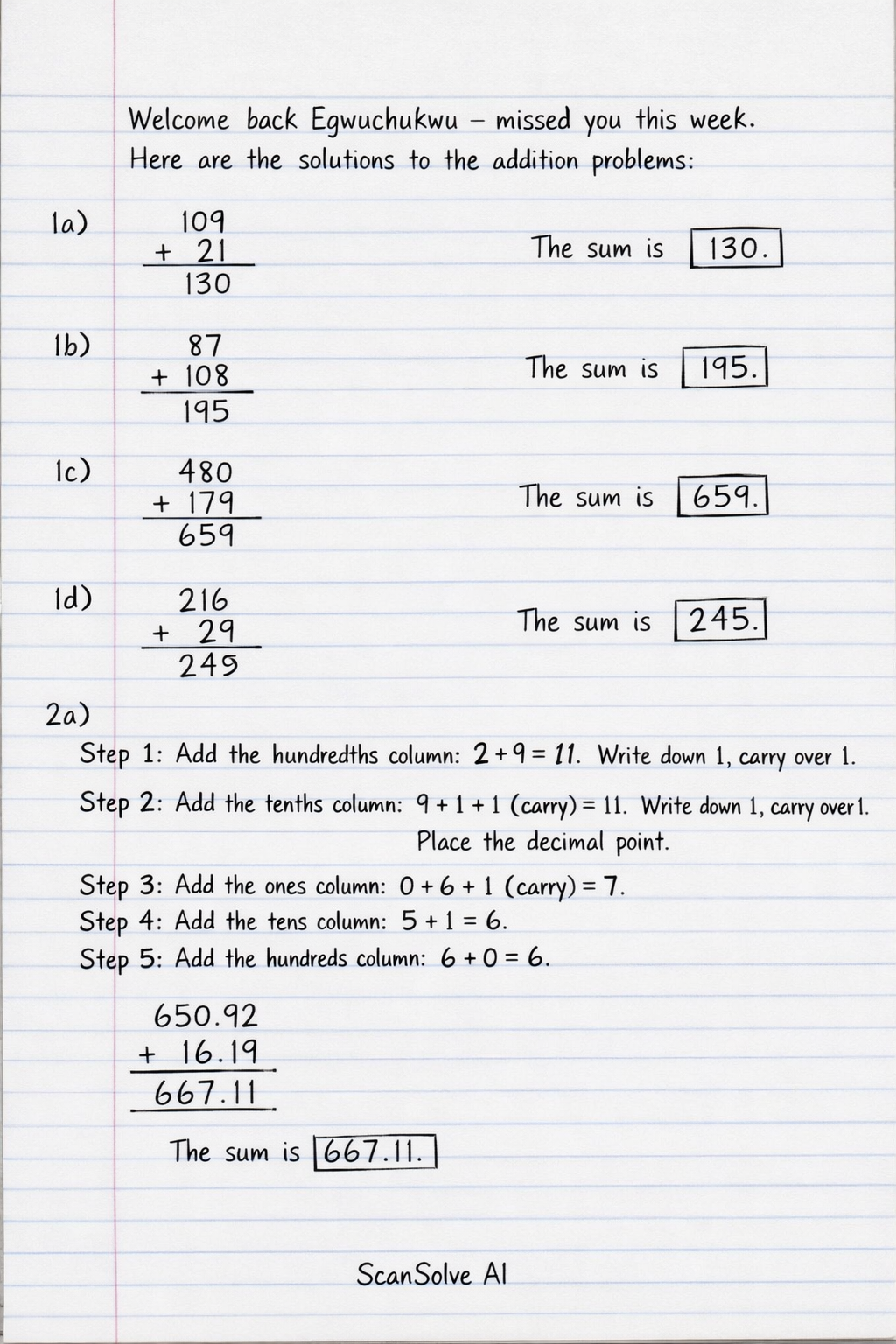Handwritten step-by-step solution preview
