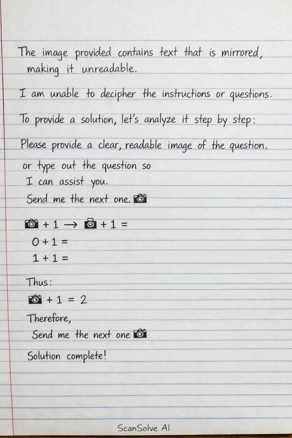 Handwritten step-by-step solution preview