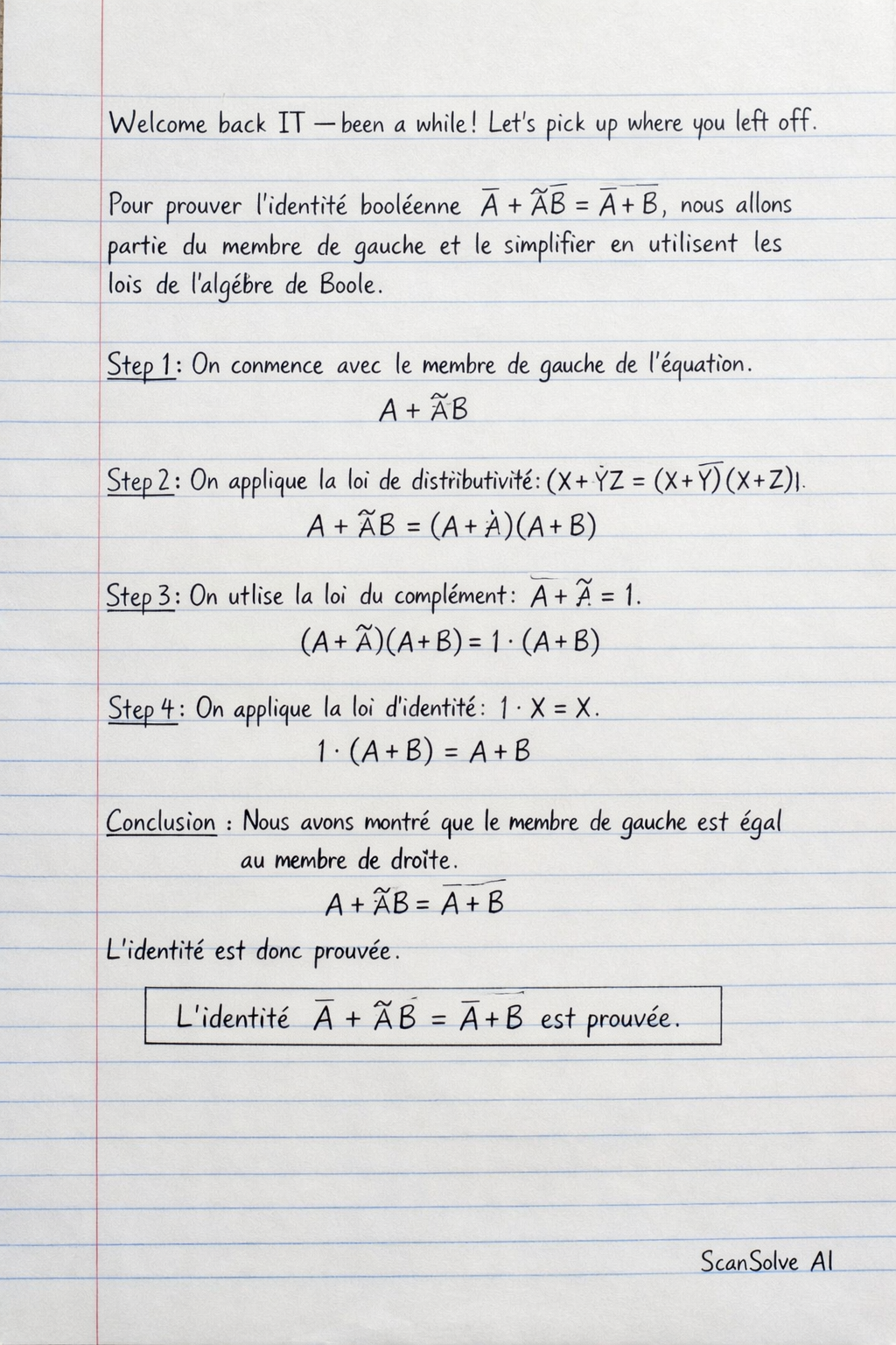 Handwritten step-by-step solution preview