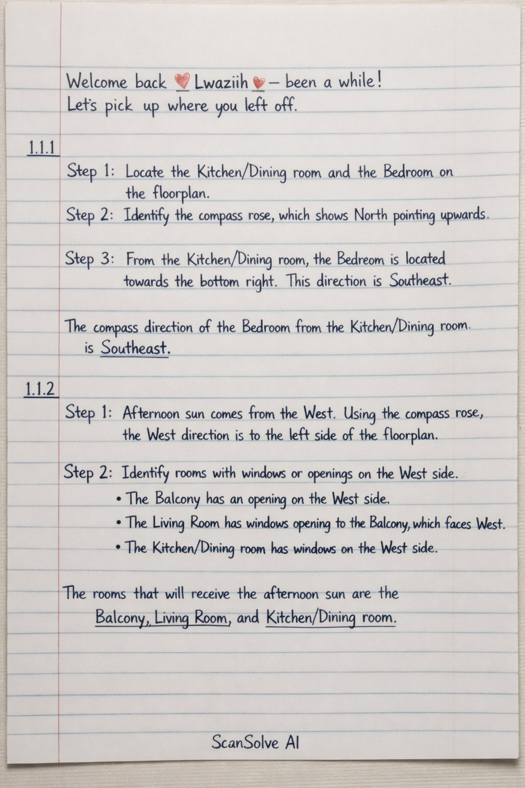 Handwritten step-by-step solution preview