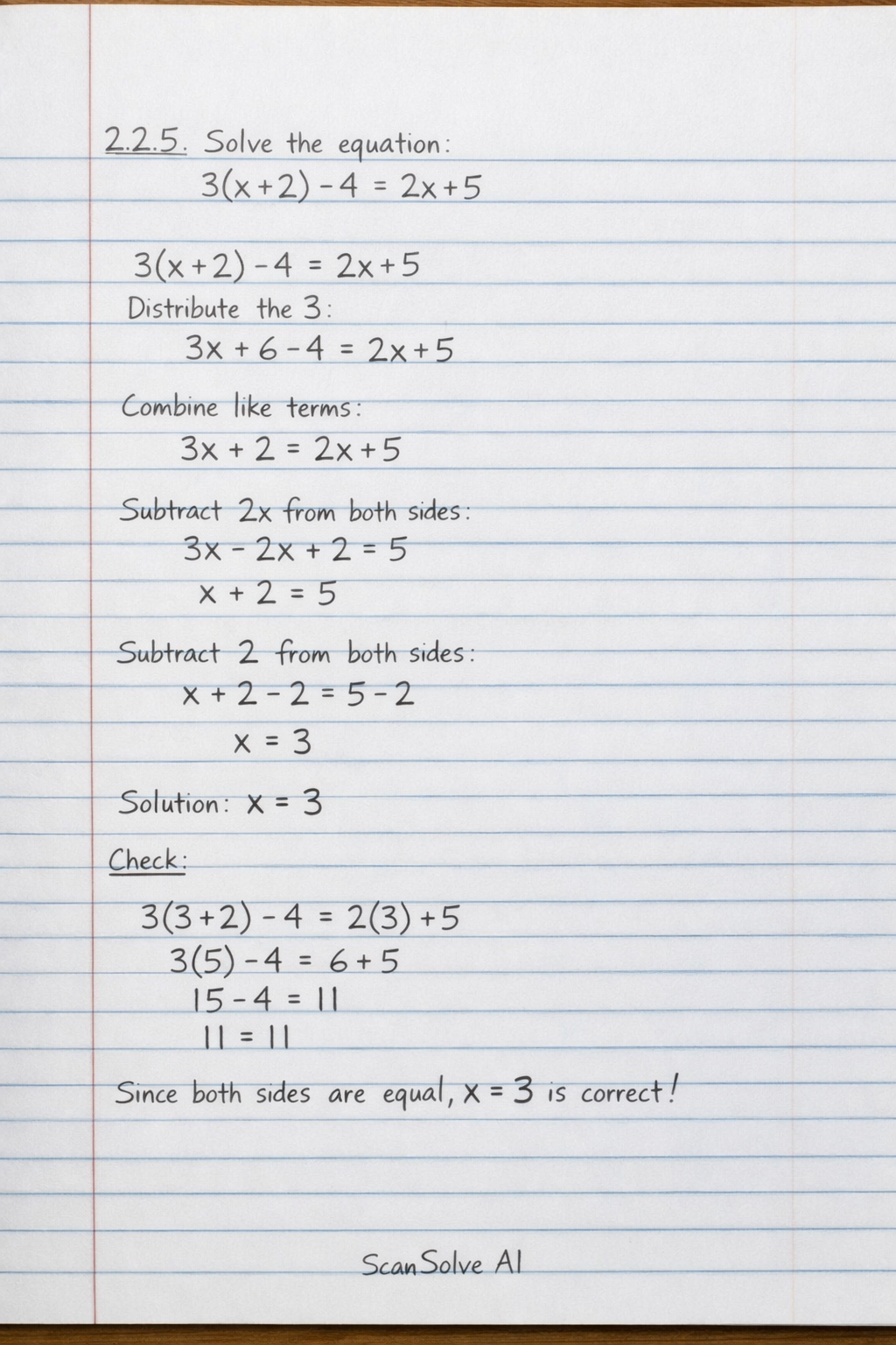 Handwritten step-by-step solution preview