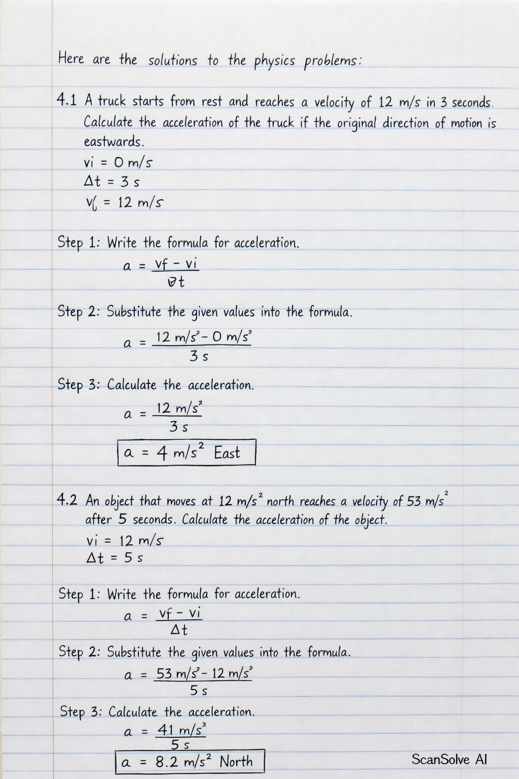 Handwritten step-by-step solution preview