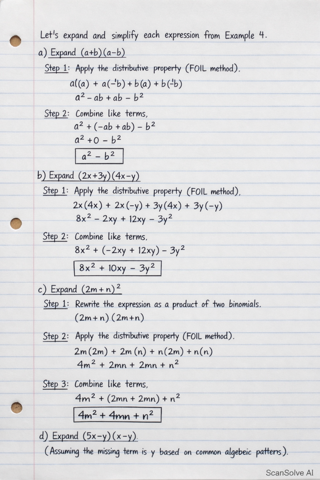 Handwritten step-by-step solution preview