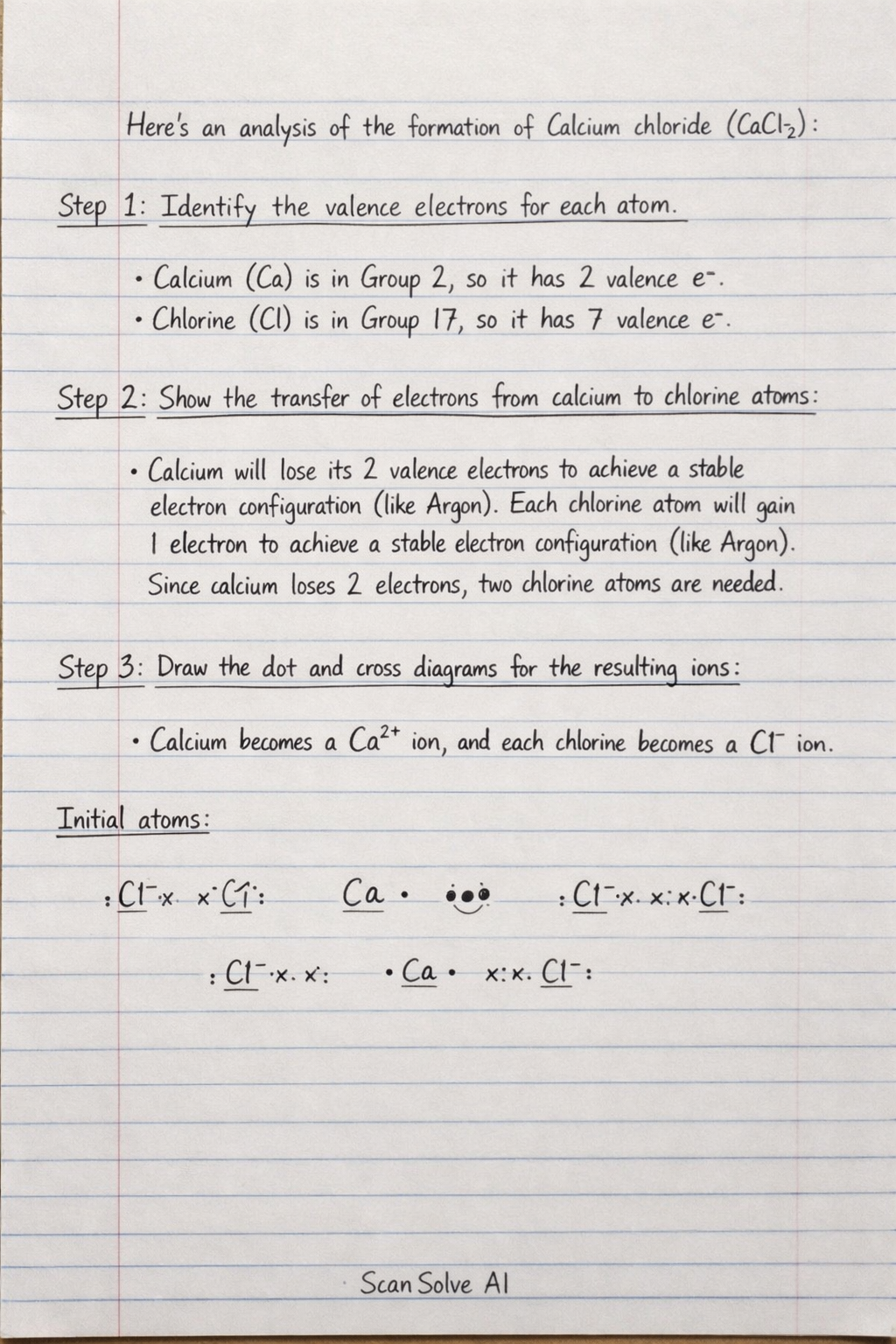 Handwritten step-by-step solution preview