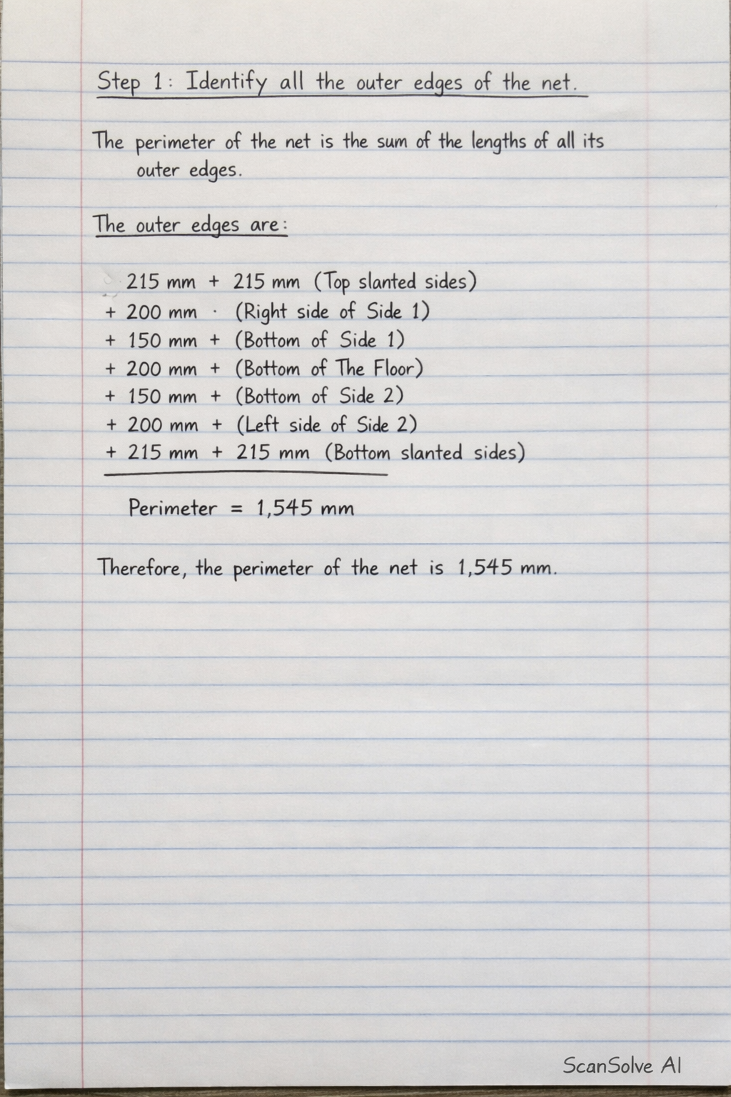 Handwritten step-by-step solution preview