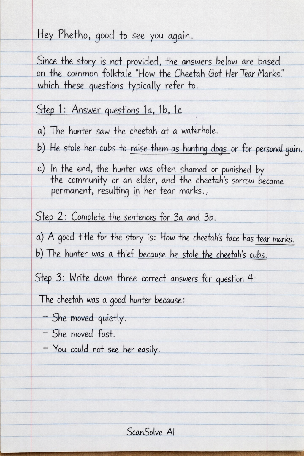 Handwritten step-by-step solution preview