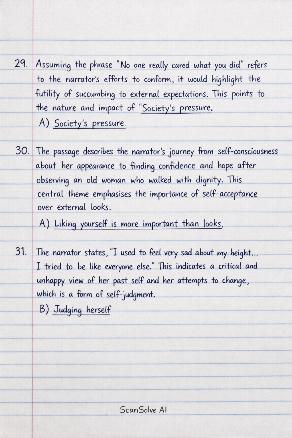 Handwritten step-by-step solution preview
