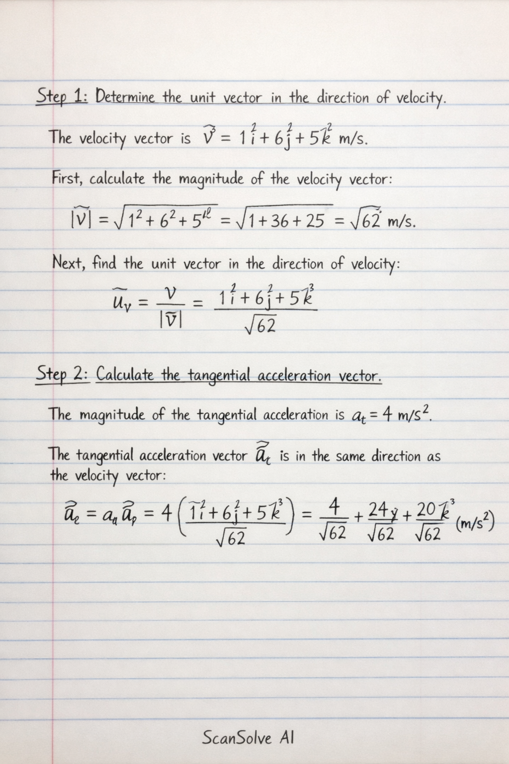 Handwritten step-by-step solution preview