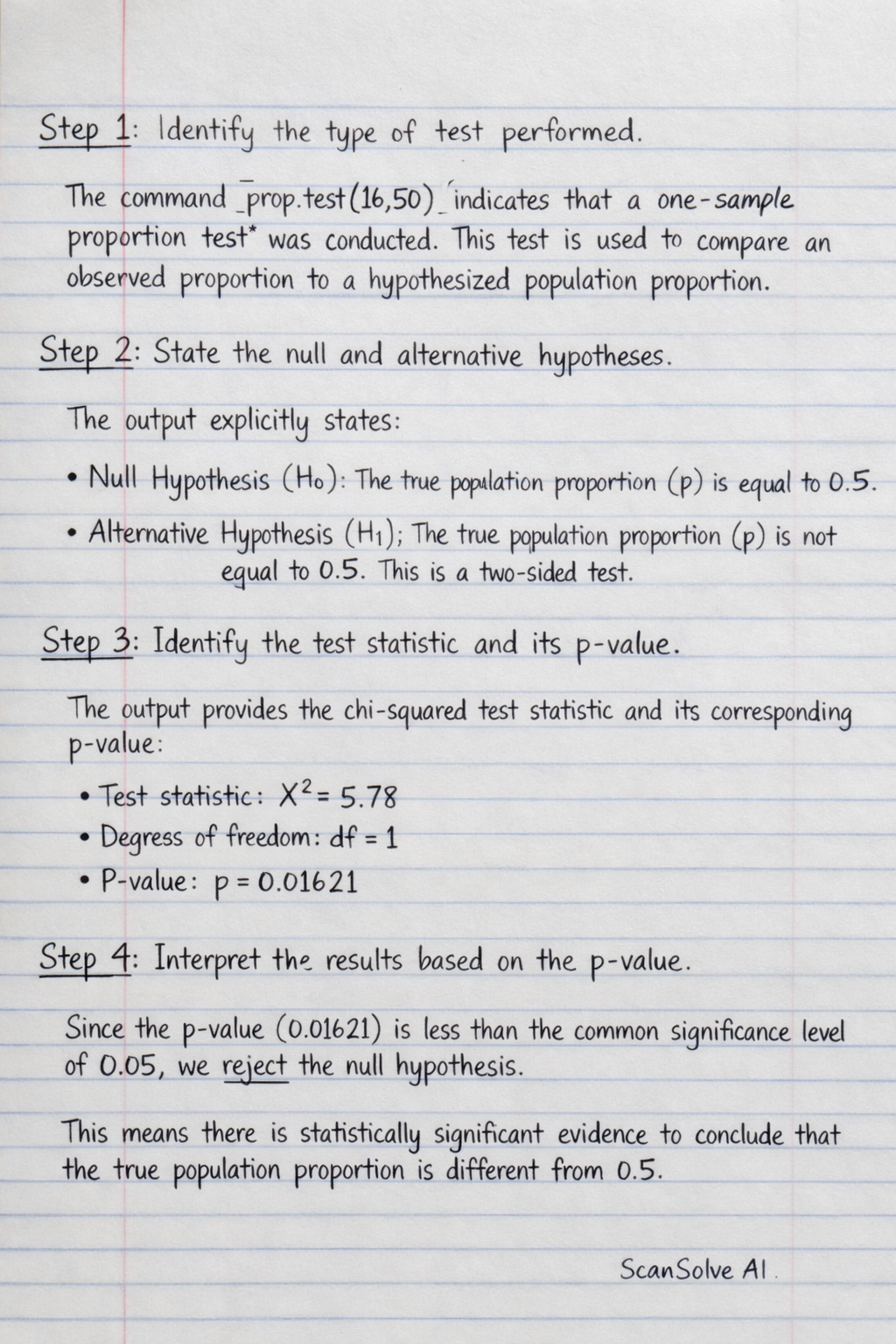 Handwritten step-by-step solution preview