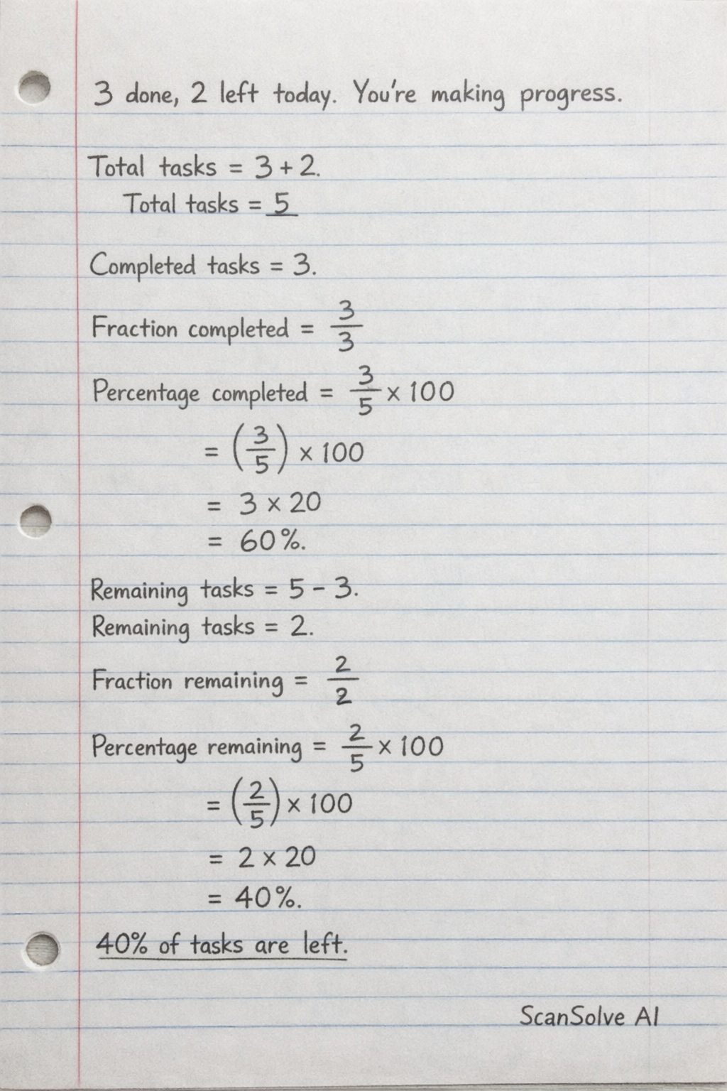 Handwritten step-by-step solution preview