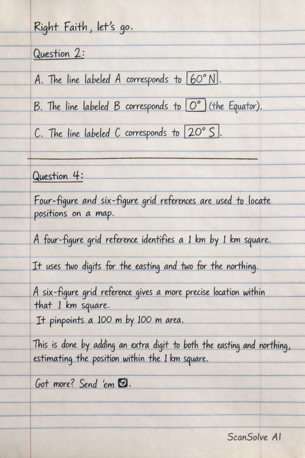 Handwritten step-by-step solution preview