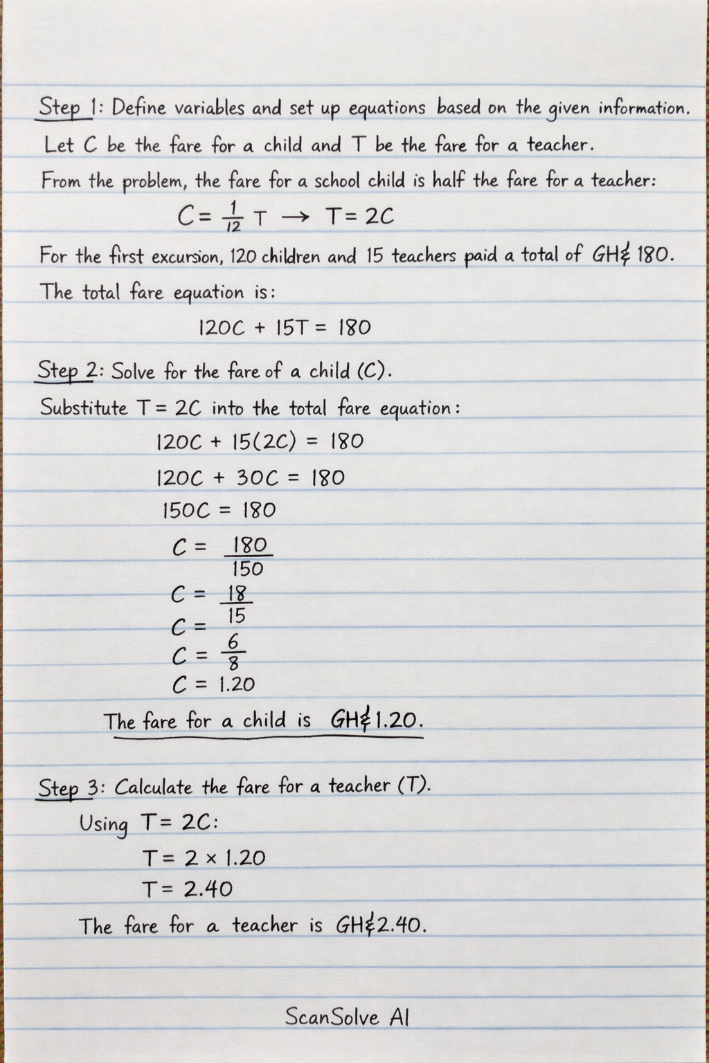 Handwritten step-by-step solution preview